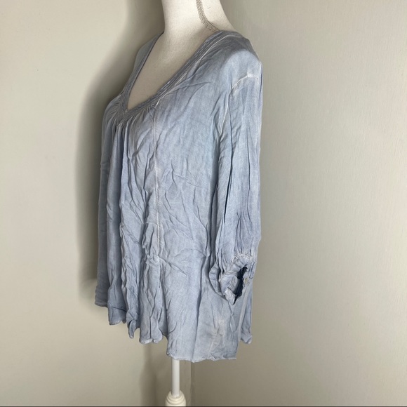 Free People Catch Me If You Can Flowy Top Blouse XS - Picture 11 of 16